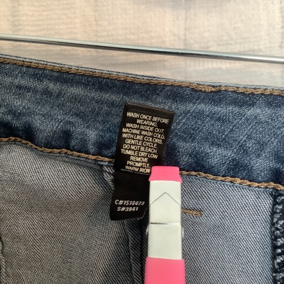 Cato Button Down Denim Skirt Blue Size 2 - Picture 6 of 6